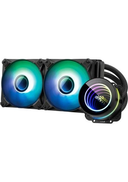 Aıgo Lıquıd DX240 V2.6 Fan Cpu Sıvı Soğutucu 240MM Argb Siyah 1700/AM5