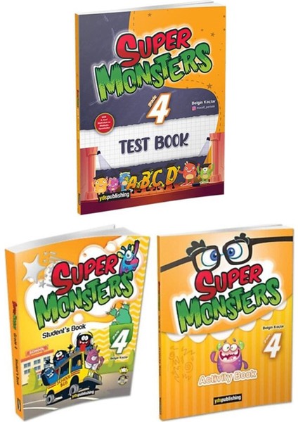 Super Monsters Grade 4 Student's Book & Activity Book & Test Book