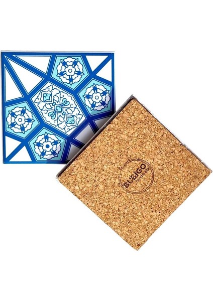 4&amp;#39;ıü Set Porselen Bardak Altlığı, CRMC-2024204 fırsatları