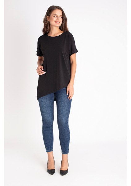 Black Flow – Oversize Salaş Kesim Basic Tişört