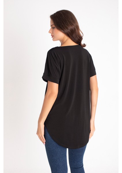 Black Flow – Oversize Salaş Kesim Basic Tişört