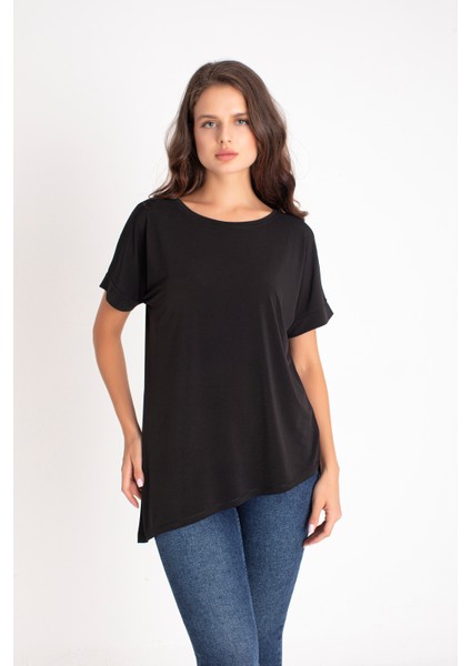 Black Flow – Oversize Salaş Kesim Basic Tişört