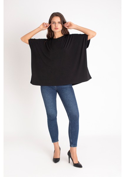 Black Flow – Oversize Salaş Kesim Basic Tişört