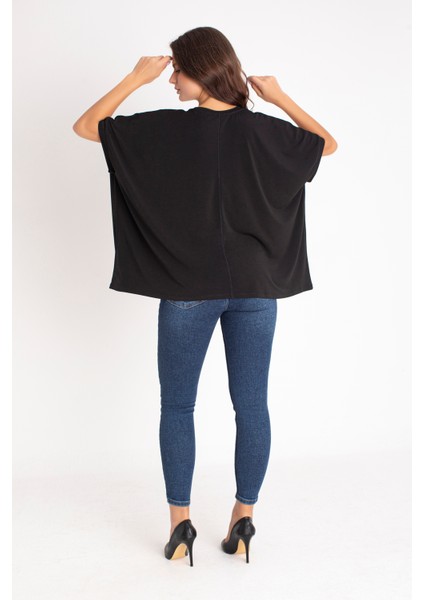 Black Flow – Oversize Salaş Kesim Basic Tişört