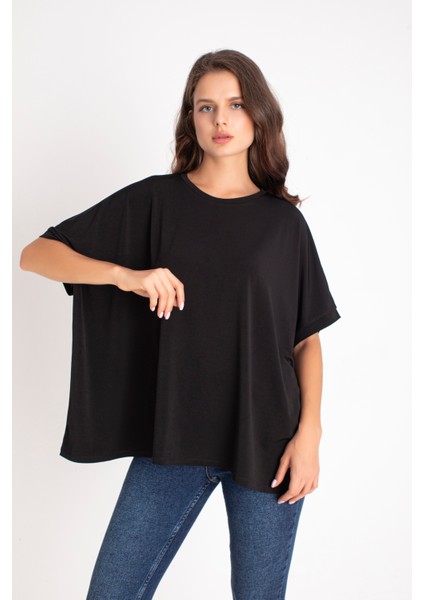 Black Flow – Oversize Salaş Kesim Basic Tişört