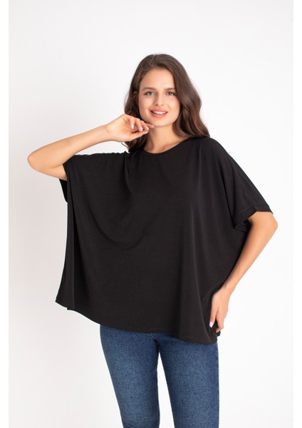 Black Flow – Oversize Salaş Kesim Basic Tişört