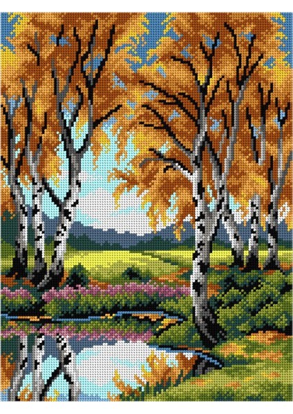 Baskılı Goblen Manzara 3163 30*40 cm
