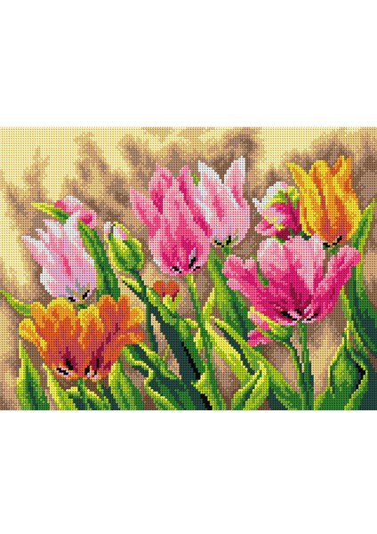 Baskılı Goblen Laleler 2660 30*40 cm