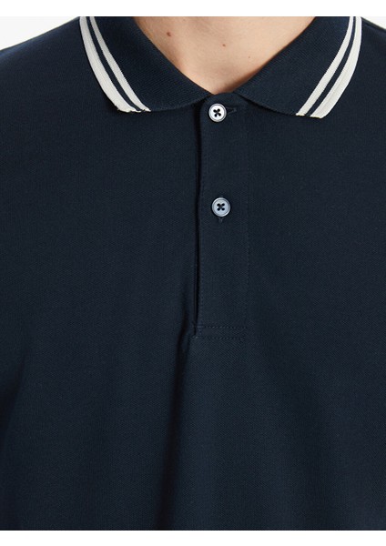 Yeni Sezon Polo Yaka Kisa Kollu Erkek Dokulu Tisort - S5BL66Z8 modelleri