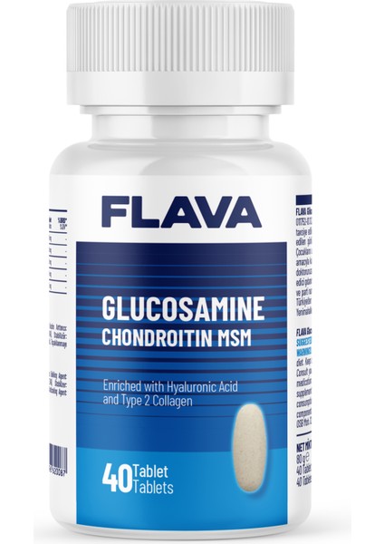 GLUCOSAMİNE CHONDROİTİN MSM - 40 Tablet