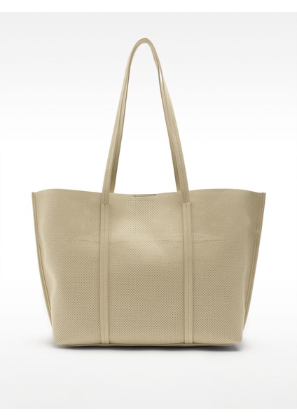 Içi Çıkarılabilir Delikli Shopper Çanta fiyatları