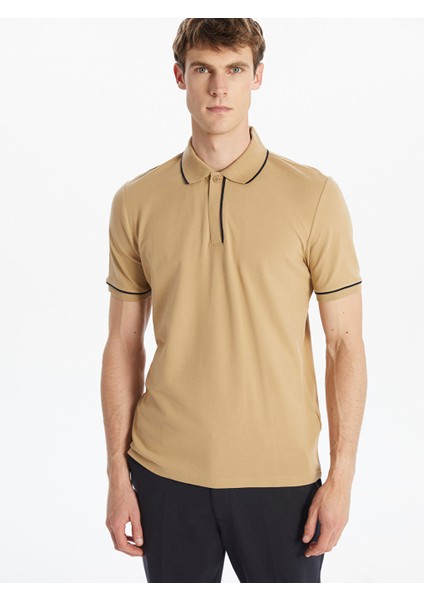 Yeni Sezon Polo Yaka Kisa Kollu Erkek Tisort - S5O069Z8