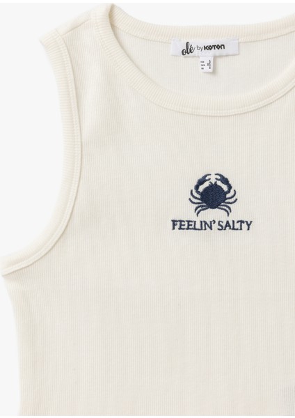 Yeni Sezon Printed Tank Top