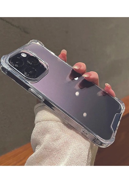 Iphone 14 Promax Uyumlu Şeffaf Kılıf Airbag Antishock Köşeli Darbe Emici Şeffaf Kılıf modelleri