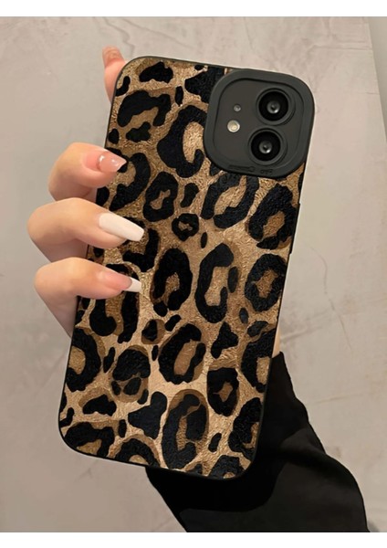 Iphone 11 Uyumlu Kılıf Mat Sarı Leopar Desenli Darbelere Dayanıklı Yumuşak Kamera Korumalı Kapak modelleri