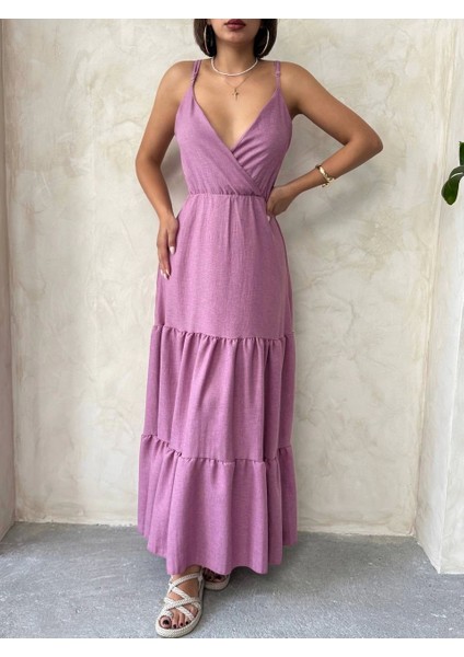 Fırfırlı Katlı Elbise S255049 fırsatları