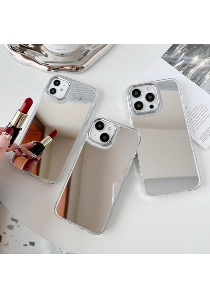 Apple iPhone 15 Uyumlu Aynalı Kılıf Kadınlar Için Makyaj Tazeleme Darbelere Dayanıklı Kapak fiyatları