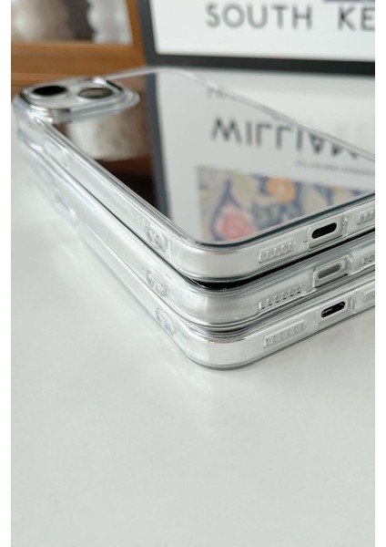 Apple iPhone 15 Uyumlu Aynalı Kılıf Kadınlar Için Makyaj Tazeleme Darbelere Dayanıklı Kapak modelleri