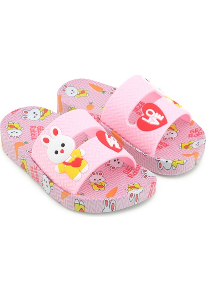Rabbit Kız Çocuk Yazlık Airblow Islak Zemine Uygun Rahat Taban Ev Banyo Havuz Plaj Günlük Terlik modelleri