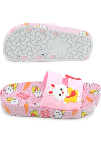 Rabbit Kız Çocuk Yazlık Airblow Islak Zemine Uygun Rahat Taban Ev Banyo Havuz Plaj Günlük Terlik indirimleri