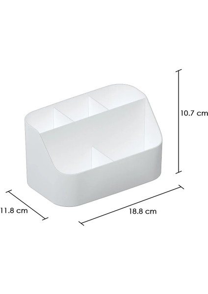 Makyaj Organizer Düzenleyici Fırçalık 3lü Set Beyaz fiyatları