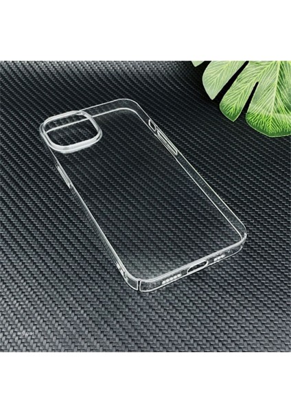 Iphone 13/14 Kılıf Sert Şeffaf Sararmaz Kılıf Premium Ultra Net Kamera Çıkıntılı Kılıf