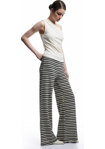 Yeni Sezon Regular Fit Standart Bel Uzun Kroşe Pantolon