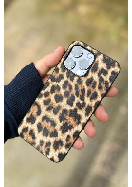 Iphone 16 Pro Max Uyumlu Kılıf Leopar Deri Luxury Darbelere Karşı Dayanıklı Yüksek Kalite Aa++ Kapak