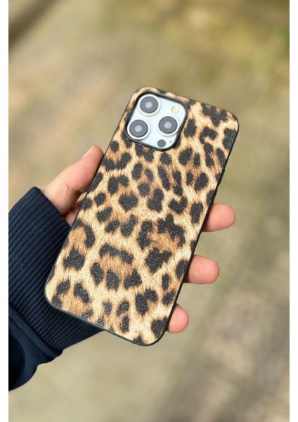 Iphone 16 Pro Max Uyumlu Kılıf Leopar Deri Luxury Darbelere Karşı Dayanıklı Yüksek Kalite Aa++ Kapak