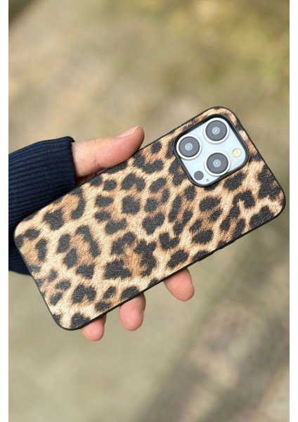 Iphone 16 Pro Max Uyumlu Kılıf Leopar Deri Luxury Darbelere Karşı Dayanıklı Yüksek Kalite Aa++ Kapak