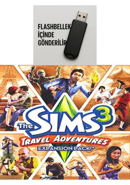 🎮 Sims 3 World Adventures Pc Oyunu | Kuruluma Hazır 8gb Flash Bellek | Windows Uyumlu