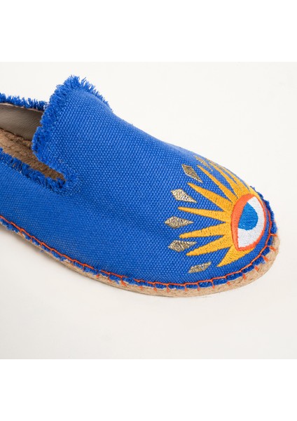 Florya Jüt Terlik 37-40 Ekru - Koyu Mavi fiyatları