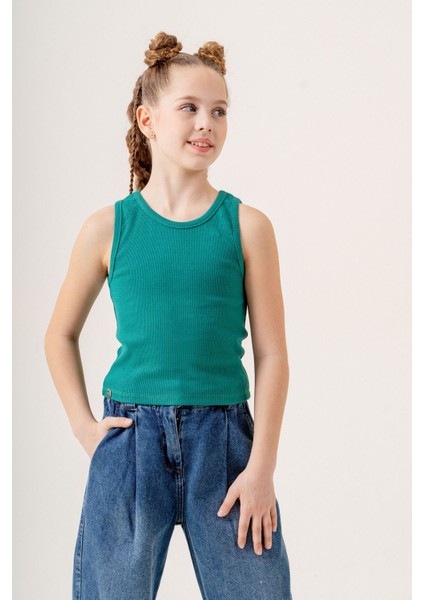 Kız Çocuk Sıfır Kol T-Shirt 1732 fiyatları