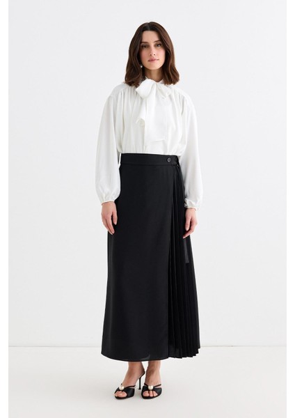 Rita Piliseli Anvelop Etek Siyah fiyatları