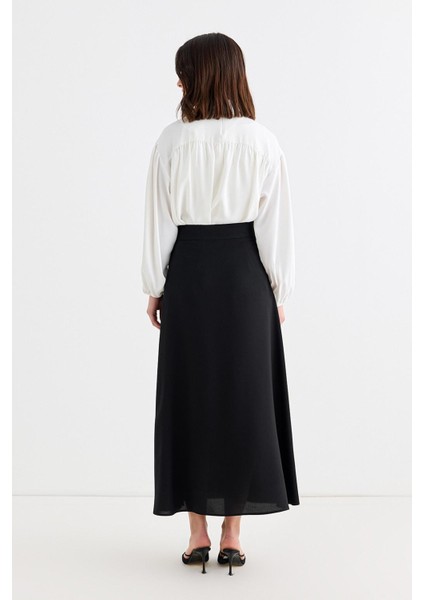 Rita Piliseli Anvelop Etek Siyah fırsatları