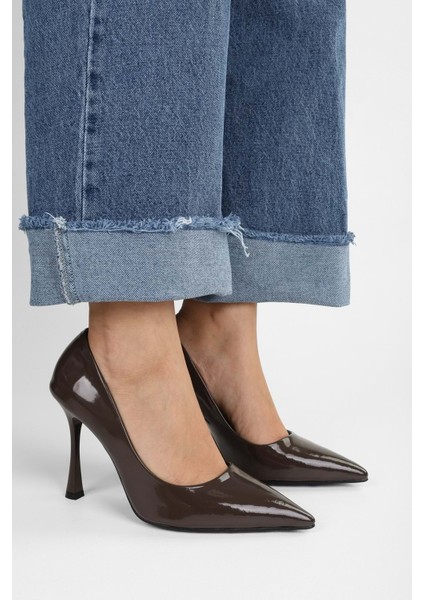 Kadın Mags Moka Rugan Stiletto