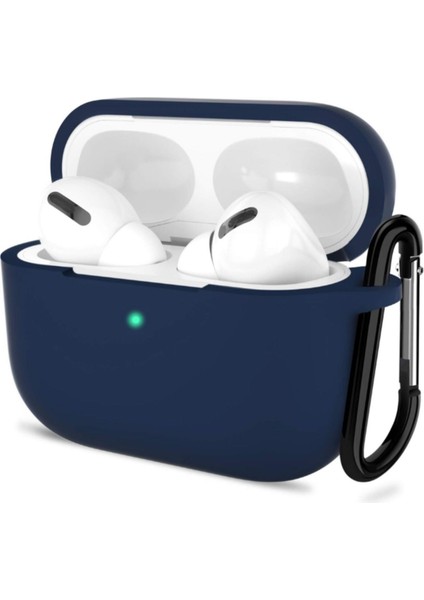 2.nesil Pro Uyumlu Kılıf Silikon Kancalı Kılıf Lacivert