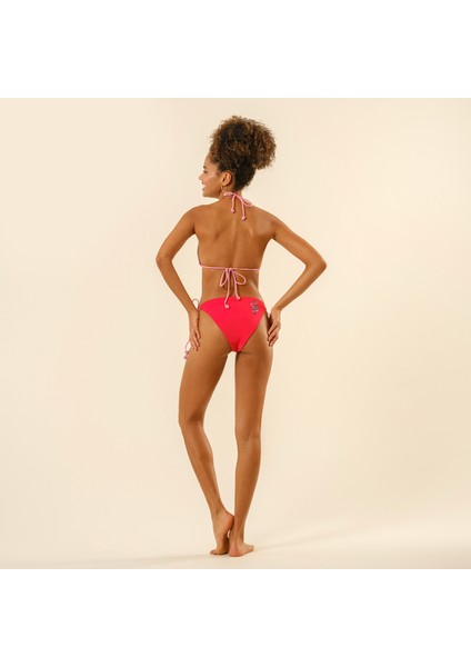Prınkıpo Polyamıde Bikini Üstü 23X21 cm Kırmızı - Pembe modelleri