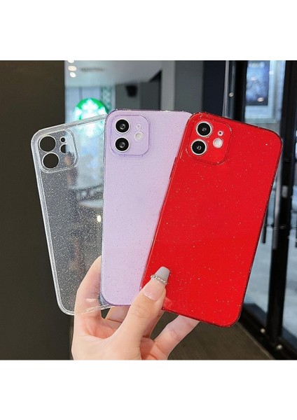 Apple Iphone 12 Uyumlu Şeffaf Kılıf Simli 2.0mm Darbeye Dayanıklı Silikon Yumuşak Kapak fiyatları