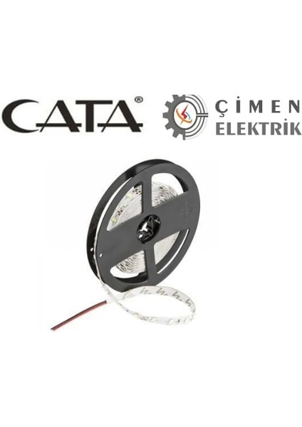 5 Metre Cata Ct 4485 10 Çip Iç Mekan Şerit LED Amber 12V
