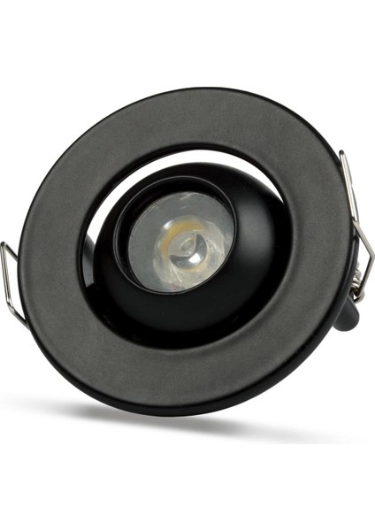 Noas YL94 0202 Siyah Kasa 1W LED Spot 3200K Gün Işığı