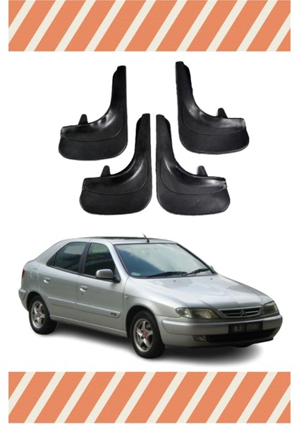 Citroen Xsara Uyumlu 4’lü Tozluk Çamurluk Paçalık Dayanıklı