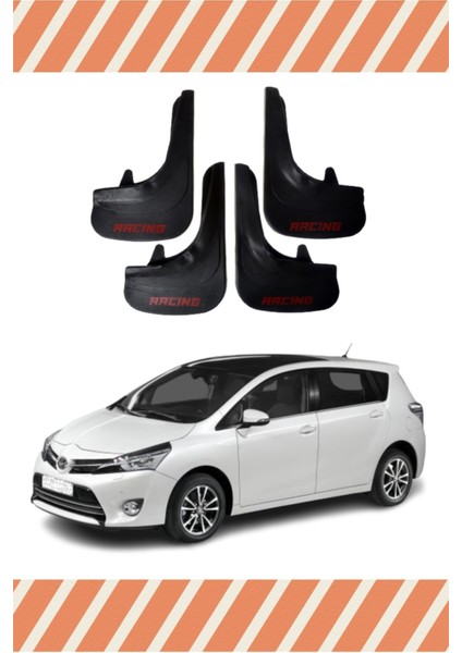 Toyota Verso 2010-2017 Racing Yazılı 4’lü Tozluk Çamurluk Paçalık
