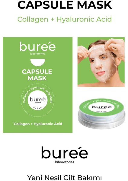 Kapsül Maske Collagen + Hyaluronic Acid Capsul Mask