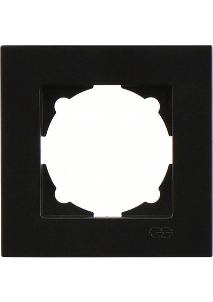 Eqona Metalik Siyah Tekli Çerçeve - Priz ve Anahtar Için Uyumlu Çerçeve fiyatları