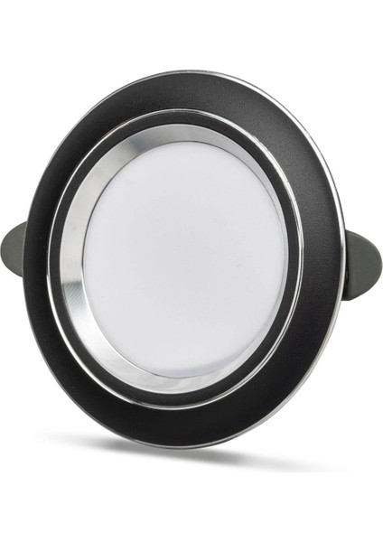 Noas YL38 0530 Siyah Kasa LED Spot 5W 3 Renkli
