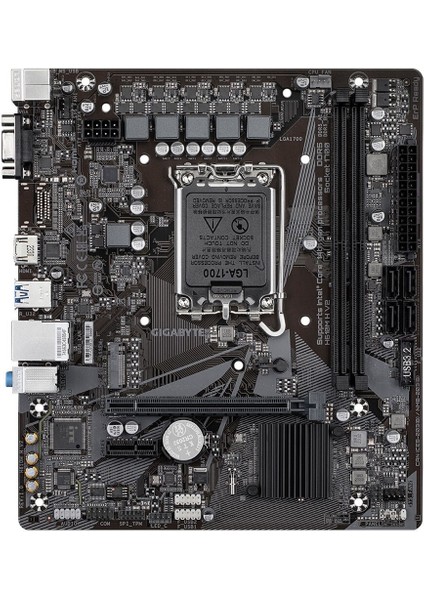Gıgabyte H610M H V2 Ddr5 5600MHZ(OC) HDMI M.2 Matx 1700P