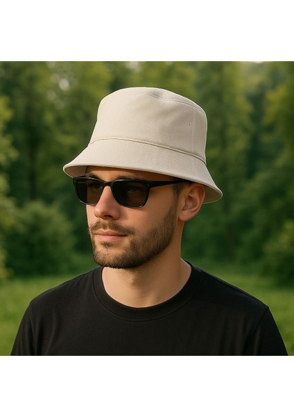 Unisex Bucket Şapka - Pamuk Kumaş Günlük Yazlık Kova Balıkçı Şapka fiyatları