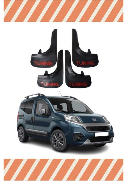 Fiat Fiorino Tüm Kasalar Tuning Yazılı 4’lü Tozluk Çamurluk Paçalık