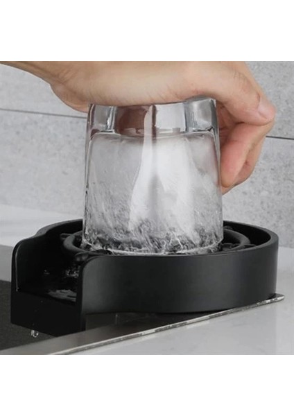 Yüksek Basınçlı Otomatik Bardak Yıkama Aparatı Mutfak Lavaboları Için Hızlı Kupa Durulayıcı indirimleri